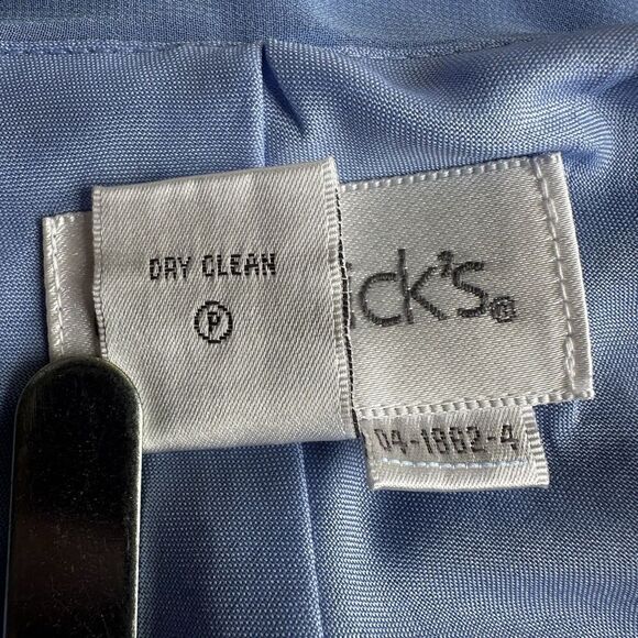 Vintage Chadwick’s Periwinkle Ruffle Slip Dress 6 | Y2K Coquette Fairy Formal - Picture 8 of 8